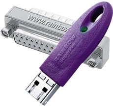 Durango parallel port and purple USB keys